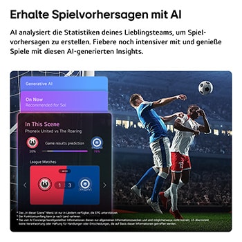 Der Startbildschirm des LG NANO 4K UHD AI NU80 führt dich zur LG Channels-Oberfläche, wo dir kostenlose Live-TV-Kanäle, Filme und exklusive Inhalte präsentiert werden. Es hebt den direkten Zugriff auf Hunderte von Unterhaltungsoptionen ohne Zahlung, ohne Abonnement und ohne Set-Top-Box hervor.