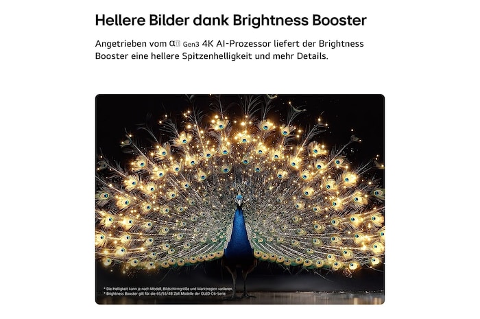 Das LG OLED evo AI C6 mit Hyper Radiant Color Tech für perfektes Schwarz und perfekte Farben, 3,2-mal hellerem Display und alpha 11 AI Processor 4K Gen3 mit Dual AI Engine.