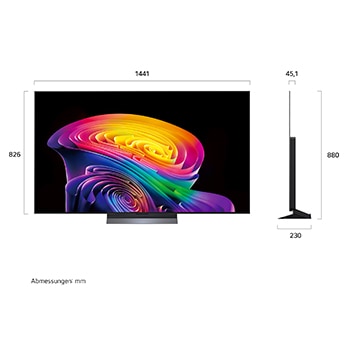 65-Zoll LG OLED evo AI C6 4K Smart TV 2026