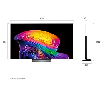 77 Zoll LG OLED evo AI C6E 4K Smart TV 2026