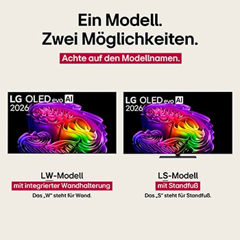 Der LG OLED evo AI G6 für unschlagbares Gameplay in 4K 165 Hz zeigt ein Highspeed-Rennspiel mit einem gelben offenen Rennwagen in Bewegung, einen auffälligen „WIN“-Schriftzug auf dem Bildschirm sowie NVIDIA G-SYNC- und AMD FreeSync Premium-Logos oben auf dem Bildschirm.
