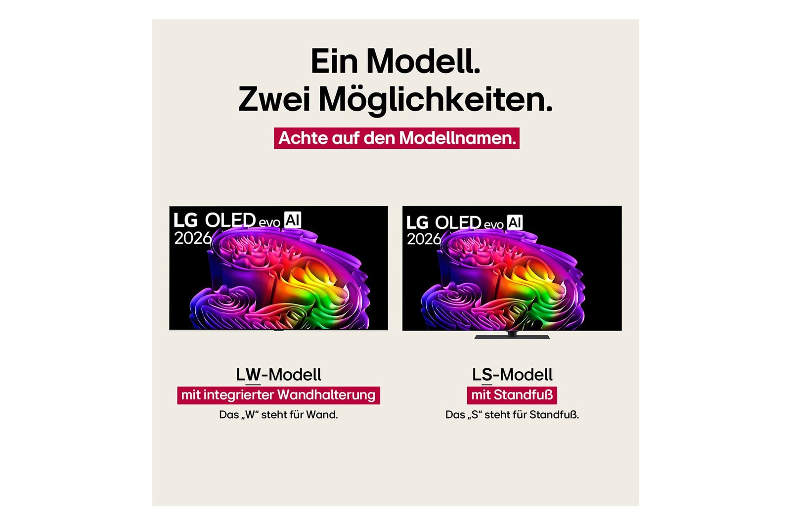 Der LG OLED evo AI G6 zeigt eine lebendige Sonnenuntergangsszene über dem Ozean, mit einer Soundbar und einem Lautsprecher unter dem Bildschirm, die einen ruhigen und stimmungsvollen Wohnbereich aufwerten.