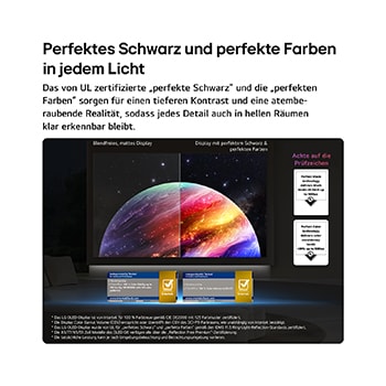 Der alpha 11 Gen3 4K AI-Prozessor des LG OLED evo G6 AI TV erstrahlt in violettem und blauem Licht auf einer dunklen Leiterplatte. Hervorgehoben ist die Dual AI Engine. Sie bietet eine bis zu 5,6-mal schnellere NPU, eine um 50 % schnellere CPU und eine um 70 % stärkere GPU-Leistung.