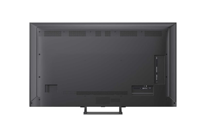 Ein LG QNED evo AI QNED93 Mini LED zeigt Mini LED mit Precision Dimming Pro anhand einer geteilten, von Polarlichtern erleuchteten Gletscherberg-Szene. Dabei werden konventionelle LEDs mit den tieferen Schwarztönen und dem verfeinerten Kontrast der Mini LEDs verglichen, die mehr Präzision und Klarheit erzielen.