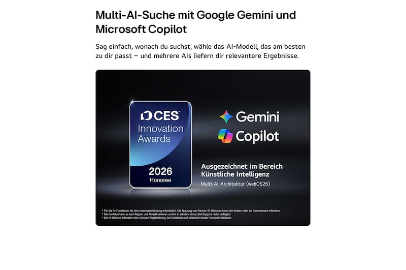 LG QNED evo AI QNED93 Mini LED für ultimatives Gameplay zeigt eine intensive Action-Szene eines Schwertkampfs mit einem Vergleichsbild, das die flüssigere Bewegung hervorhebt und gleichzeitig 144Hz, VRR, AMD FreeSync, ALLM, HGiG und GeForce NOW unterstützt.