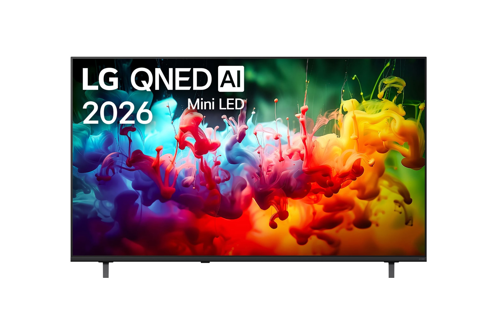 المنظر الأمامي لـ تلفزيون LG QNED AI QNED70 Mini LED 4K Smart TV 2026 الذكي مقاس 65 بوصة 65QNED70B6T