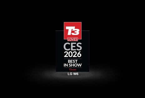 تلفزيون LG OLED evo حائز على إشادة كبيرة كـ الأفضل في المعرض من T3 في CES 2026.