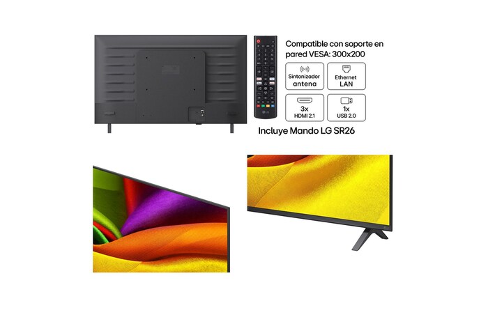 Smart TV LG NANO 4K UHD AI NU85 43 pulgadas 4K 2026