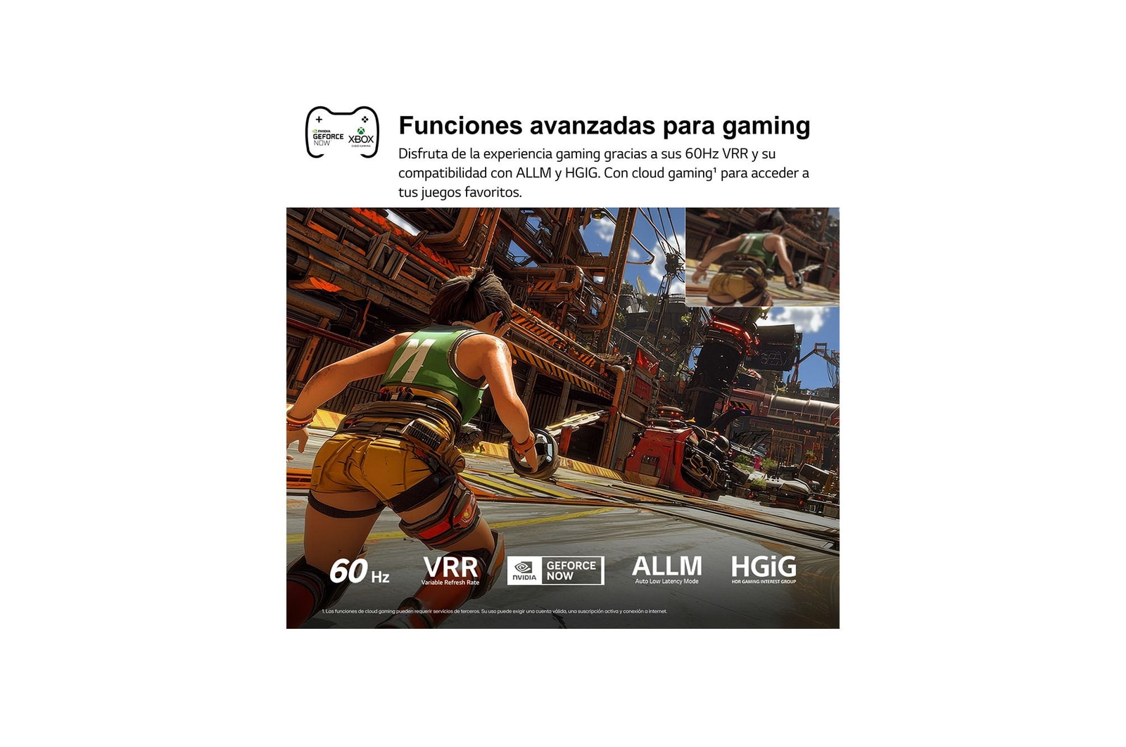 LG NANO 4K UHD AI NU85 Sports Forecast by AI Concierge displays a live soccer match with an on-screen AI panel presenting predictions, game insights, and league data, suggesting how AI analyzes gameplay to forecast match outcomes. 