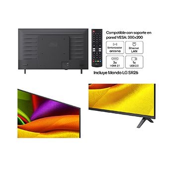 Smart TV LG NANO 4K UHD AI NU85 43 pulgadas 4K 2026