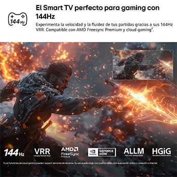 LG NANO 4K UHD AI NU85 Sports Forecast by AI Concierge displays a live soccer match with an on-screen AI panel presenting predictions, game insights, and league data, suggesting how AI analyzes gameplay to forecast match outcomes.