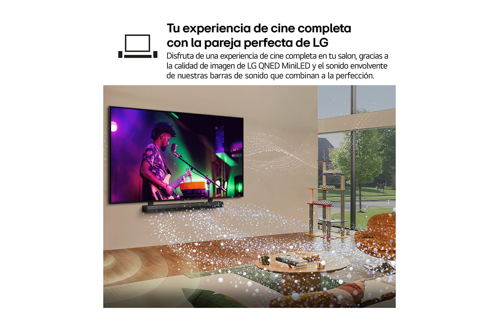 Smart TV LG QNED evo MiniLED AI QNED80 65 pulgadas 4K 2026