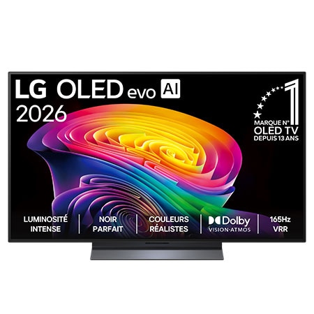 TV LG 4K OLED Evo OLED48C6 121 cm 2026 - vue 4