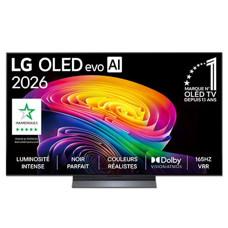 TV LG 4K OLED Evo OLED55C6 139 cm 2026 - vue 6