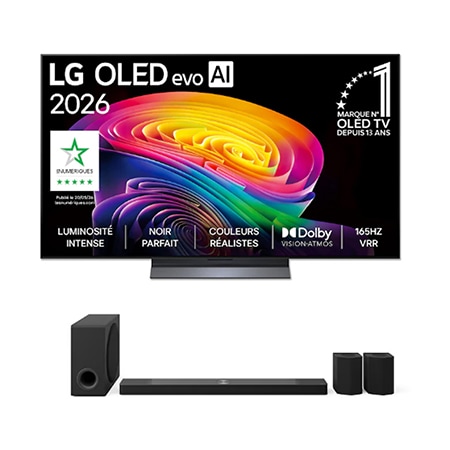 Lg Pack Oled Evo Ai C6 55" (139 Cm) 2026 + Barre De Son S60tr - Oled55c66lb.s60t001 - Image 6