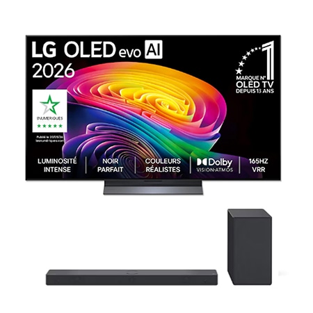 Lg Pack Oled Evo Ai C6 55" (139 Cm) 2026 + Barre De Son S60tr - Oled55c66lb.s60t001 - Image 7