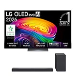 Vue avant de Pack | OLED evo AI C6 77" (195 cm) 2026 + Barre de son SC9S OLED77C66LB.SC9S001