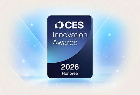 2026 CES Innovation Awards Honoree badge in the Cybersecurity category for LG Shield