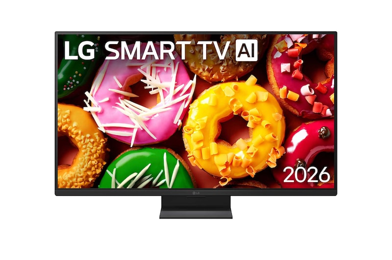 Front view of 27 吋 LG SMART TV AI LB70 全高清智能電視 2026 27LB7000PCA