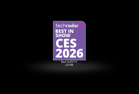 LG OLED evo AI W6 Wallpaper TV is recognized as the TechRadar Best in Show CES 2026, based on its panel performance and LG’s latest-generation image processing.