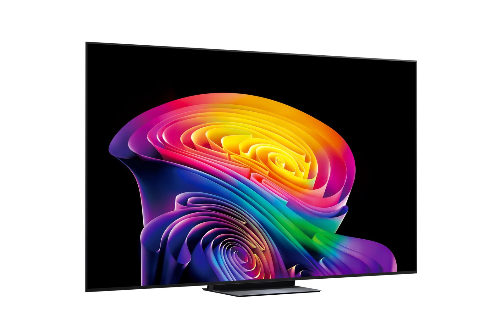 OLED83C61LA LG OLED evo AI C6 83 colos TV enyhe oldalnézet