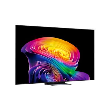OLED83C61LA LG OLED evo AI C6 83 colos TV enyhe oldalnézet