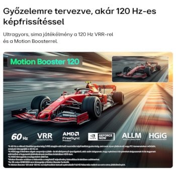 LG QNED AI TV gyors akciójátékkal részletképpel, 60Hz, VRR, ALLM, HGiG és GeForce NOW támogatással.
