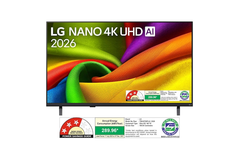 LG NanoCell NANO85 TV.
