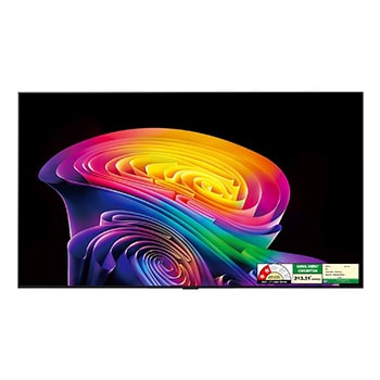 Front view of 139 cm (55) LG OLED evo AI 4K Smart TV OLED55C6PLA with α11 AI Processor Gen3, with Dolby Vision & Atmos 2026 OLED55C6PLA