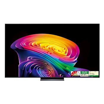 Front view of 164 cm (65) LG OLED evo AI C6 4K Smart TV OLED65C6PLA  with α11 AI Processor Gen3, with Dolby Vision & Atmos 2026 OLED65C6PLA