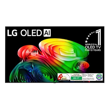 Front view of LG 139cm (55) OLED B6 4K Smart  α8 AI Processor 4K Gen3  Dolby Vision & Atmos TV 2026 OLED55B6PLA