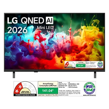 LG QNED TV QNED65 front view