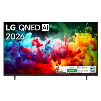 Front view of LG 108cm (43) QNED AI QNED70 4K Smart TV 2026 43QNED70BLA