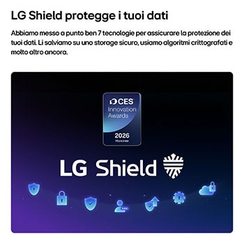 Caratteristica LG Shield per il TV LG QNED evo MiniLED
