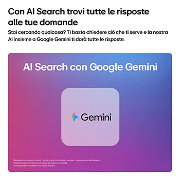 AI Search con Google Gemini.