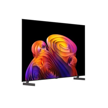 LG OLED AI B6Eが、太陽の画像の分割画面を映し出し、Anti-Glareマットディスプレイと、あらゆる光環境下でより鮮明な画質を実現するUL Perfect Black 認証取得済みのPerfect Blackディスプレイを比較している。可視光下でのを取得しています。