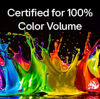 LG QNED evo AI QNED83 Mini LED с функцией Dynamic QNED Color Pro заполняет экран яркими, плавными всплесками разноцветного, похожего на краски движения, демонстрируя улучшенную насыщенность цветов, сертифицированную для 100% цветового объема.