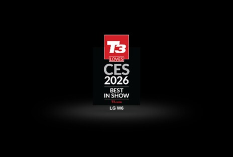 Le téléviseur à fond d’écran LG OLED evo AI W6 est reconnu comme le T3 CES 2026 Best in Show pour sa qualité d’image de haut niveau.
