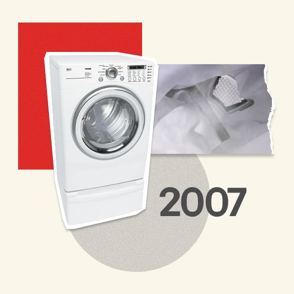 2007, A front-load steam dryer.