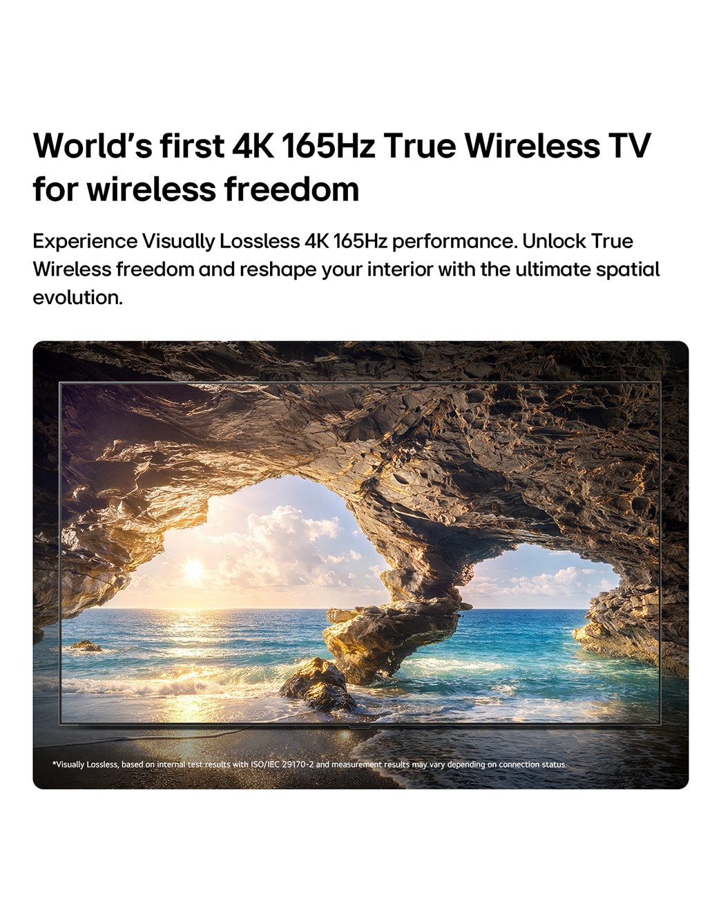 83 inch Wallpaper TV LG OLED evo AI W6 True Wireless 4K Smart TV 2026 ...