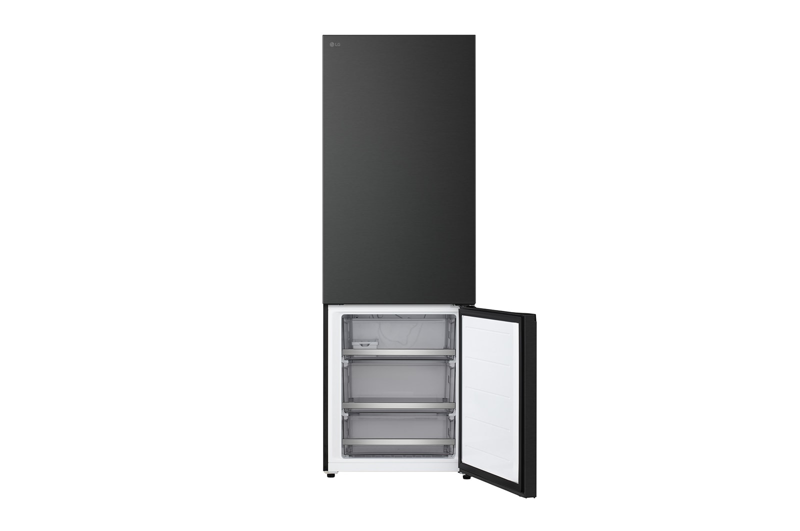 LG 465L Koel‑vriescombinatie Zwart | DoorCooling+™ | LinearCooling™ | Extra Wide | LG NL, GBBW322AEV