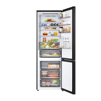 LG 465L Koel‑vriescombinatie Zwart | DoorCooling+™ | LinearCooling™ | Extra Wide | LG NL, GBBW322AEV