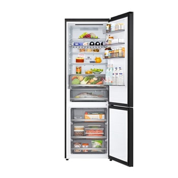 LG 465L Koel‑vriescombinatie Zwart | DoorCooling+™ | LinearCooling™ | Extra Wide | LG NL, GBBW322AEV