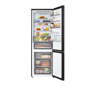 LG 465L Koel‑vriescombinatie Zwart | DoorCooling+™ | LinearCooling™ | Extra Wide | LG NL, GBBW322AEV