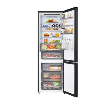 LG 465L Koel‑vriescombinatie Zwart | DoorCooling+™ | LinearCooling™ | Extra Wide | LG NL, GBBW322AEV