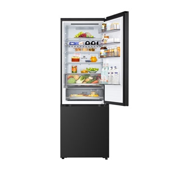 LG 465L Koel‑vriescombinatie Zwart | DoorCooling+™ | LinearCooling™ | Extra Wide | LG NL, GBBW322AEV
