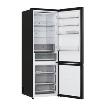 LG 465L Koel‑vriescombinatie Zwart | DoorCooling+™ | LinearCooling™ | Extra Wide | LG NL, GBBW322AEV