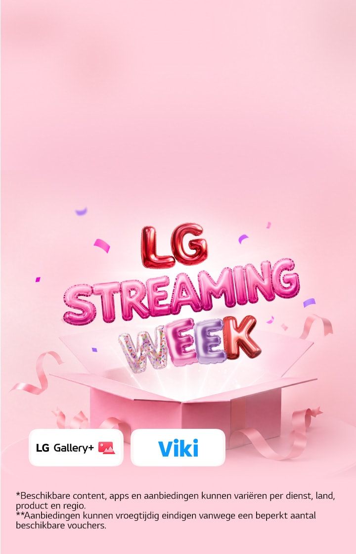 Ontdek de speciale aanbiedingen tijdens de LG Streaming Week.