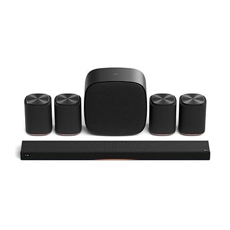Sound Suite Immersive Quad Suite 7 Pro (set) met 4 surroundluidsprekers (H7 + M7 4ea + W7) - H7.M7W7002