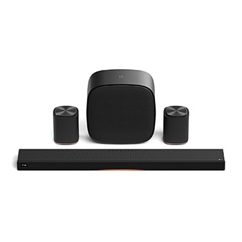 LG Sound Suite meeslepende Suite 5 Pro (set) met 2 surroundluidsprekers en subwoofer (H7 + M5 2ea + W7), H7.M5M5W7001